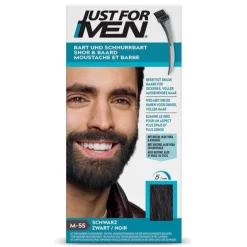 Just for Men Snor en Baard Zwart M55 1 set