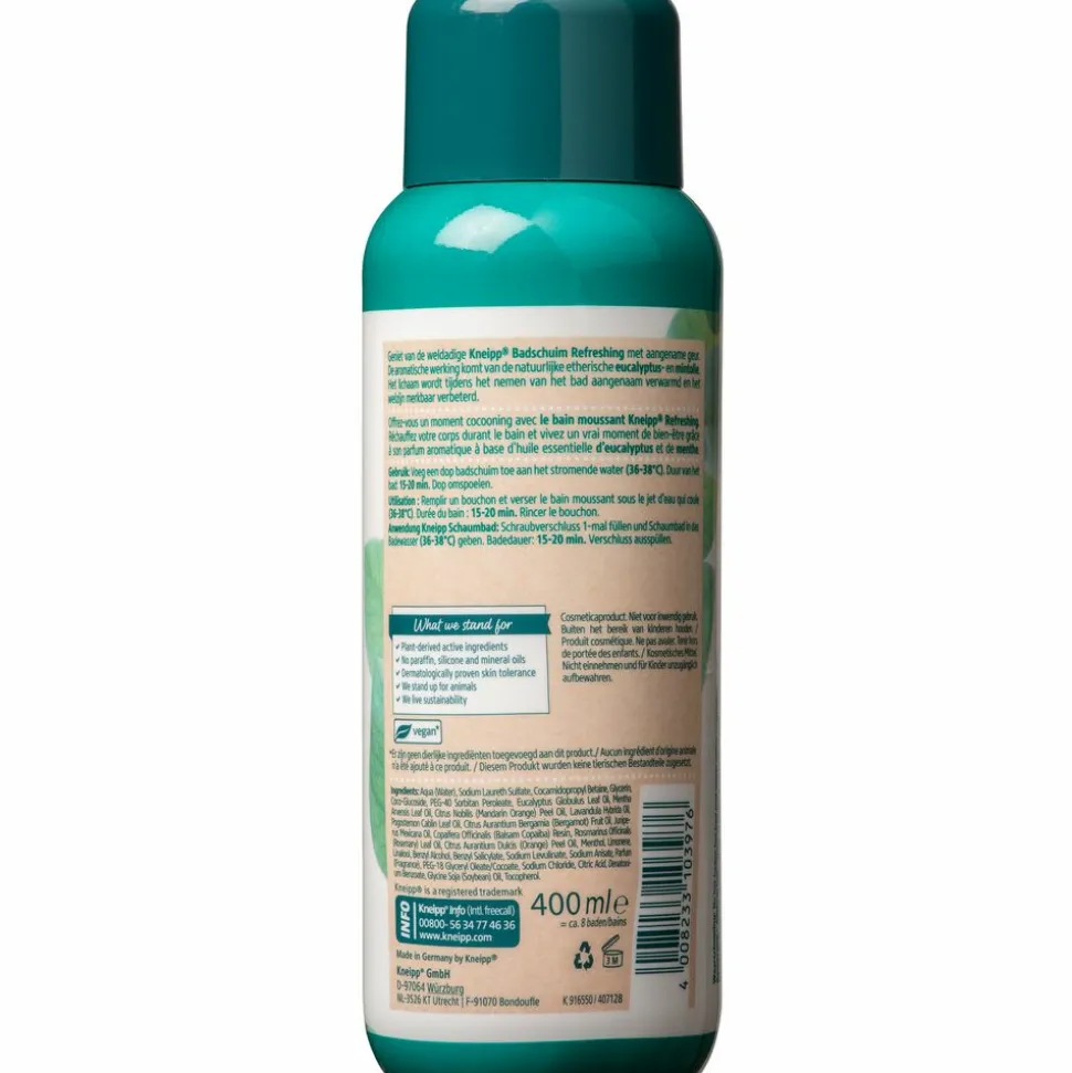 Kneipp Badschuim Refreshing Mint Eucalyptus 400 ml