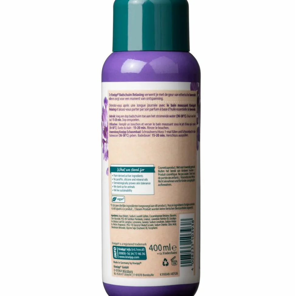 Kneipp Badschuim Relaxing Lavendel 400 ml