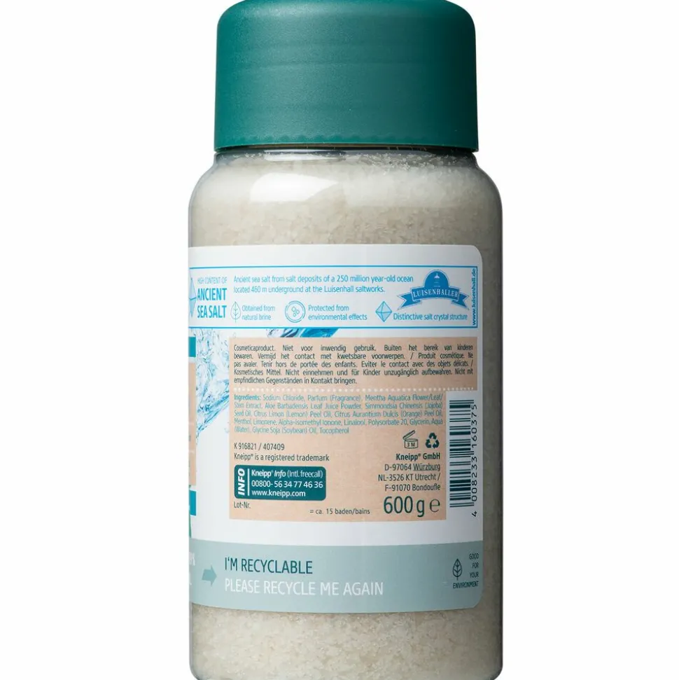 Kneipp Voetbadkristallen Cooling - Aloë Vera Watermunt 600 gr