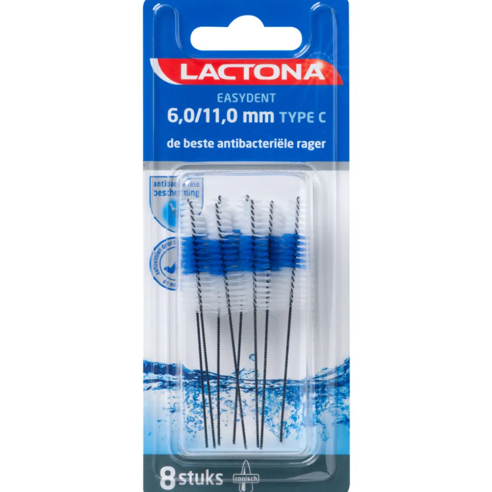 Lactona EasyDent Ragers C Zwart Conisch 6 - 11 mm 8 stuks