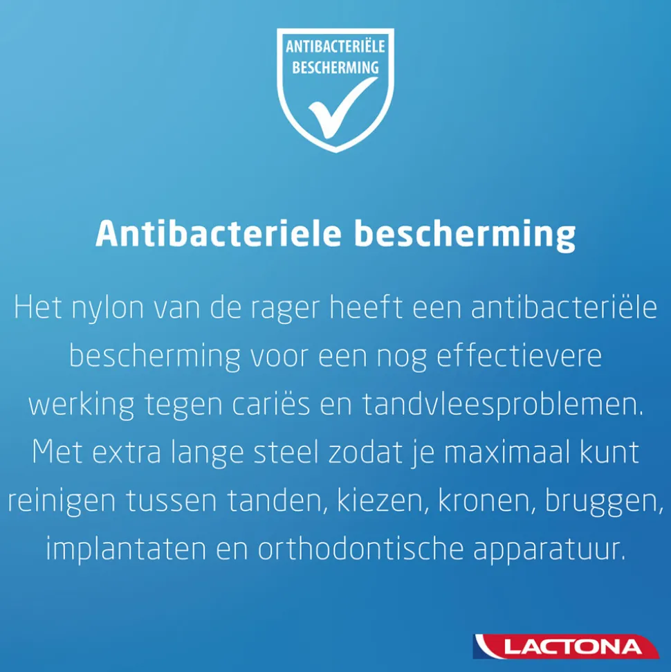 Lactona Ragers Easyclean XS Rood Cilindrisch 3.1 mm 8 stuks