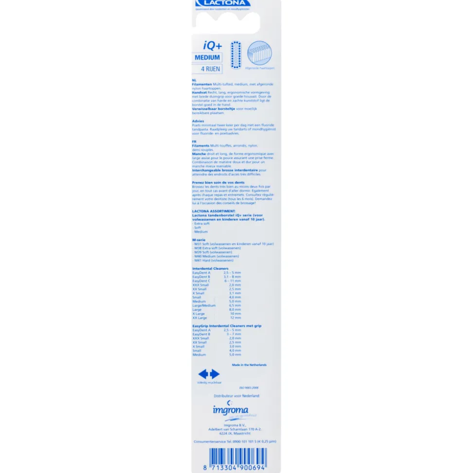 Lactona Tandenborstel IQ+ Medium