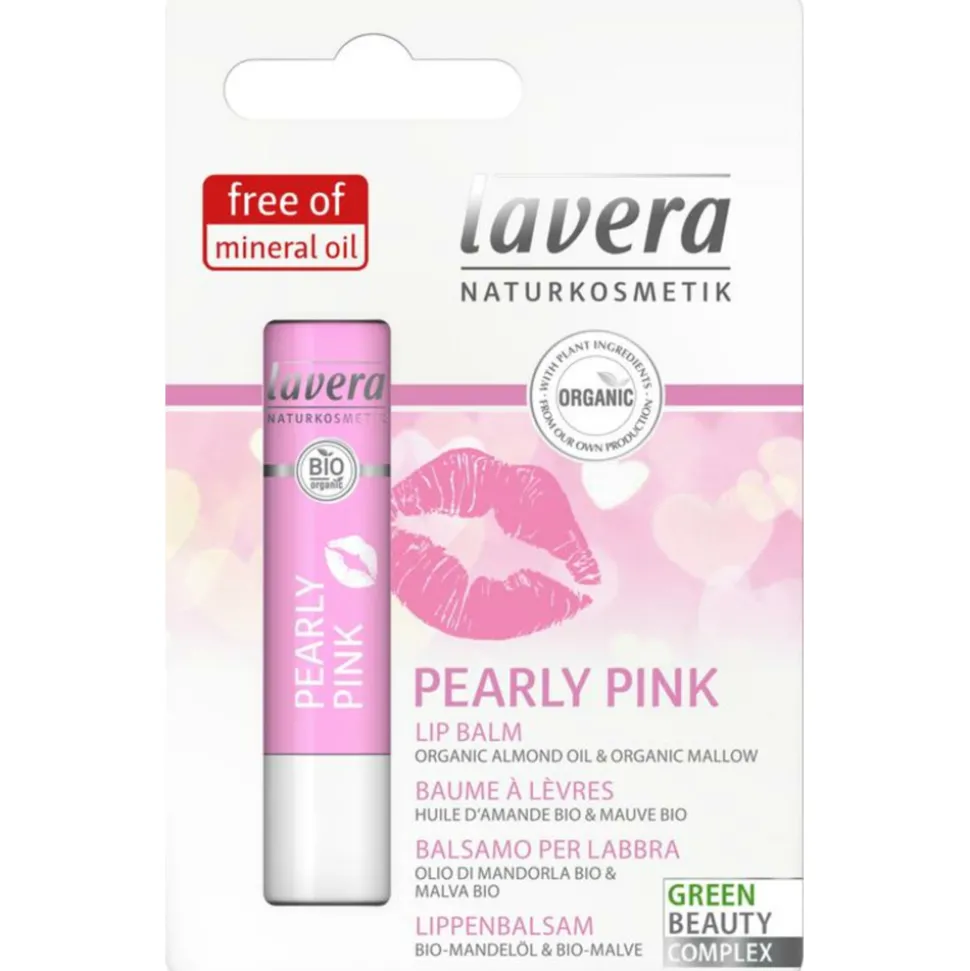 Lavera Pearly Roze Lippen Balsem 4,5 ml