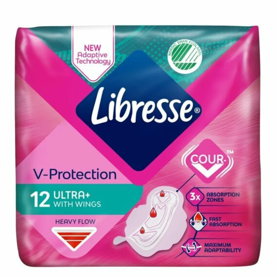 Libresse Maandverband Ultra Thin Long Wings 12 stuks