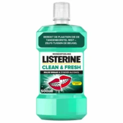 Listerine Mondwater Clean & Fresh zonder Alcohol 500 ml