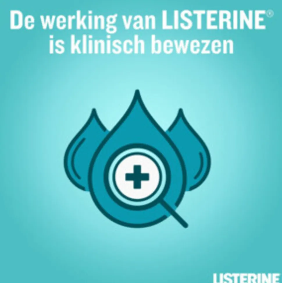 Listerine Mondwater Cool Mint Milde Smaak Zonder Alcohol 1 liter