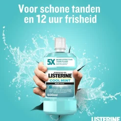 Listerine Mondwater Cool Mint Milde Smaak Zonder Alcohol 500 ml