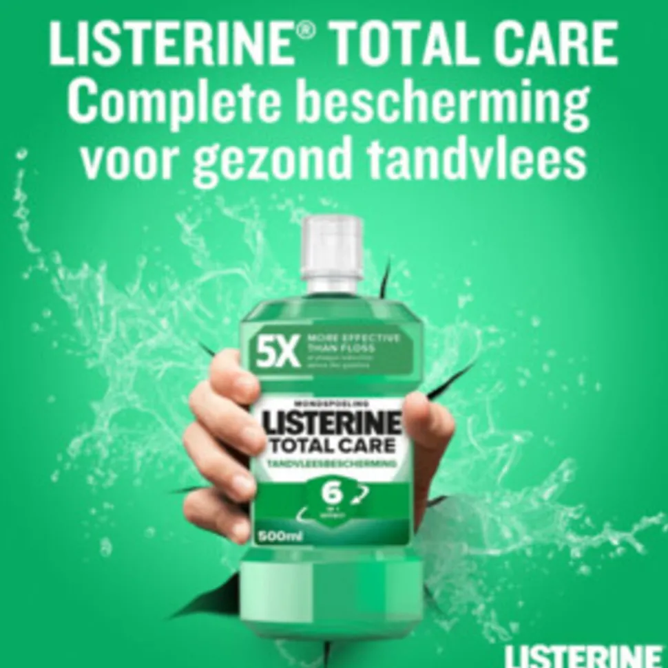 Listerine Mondwater Total Care Tandvleesbescherming 500 ml