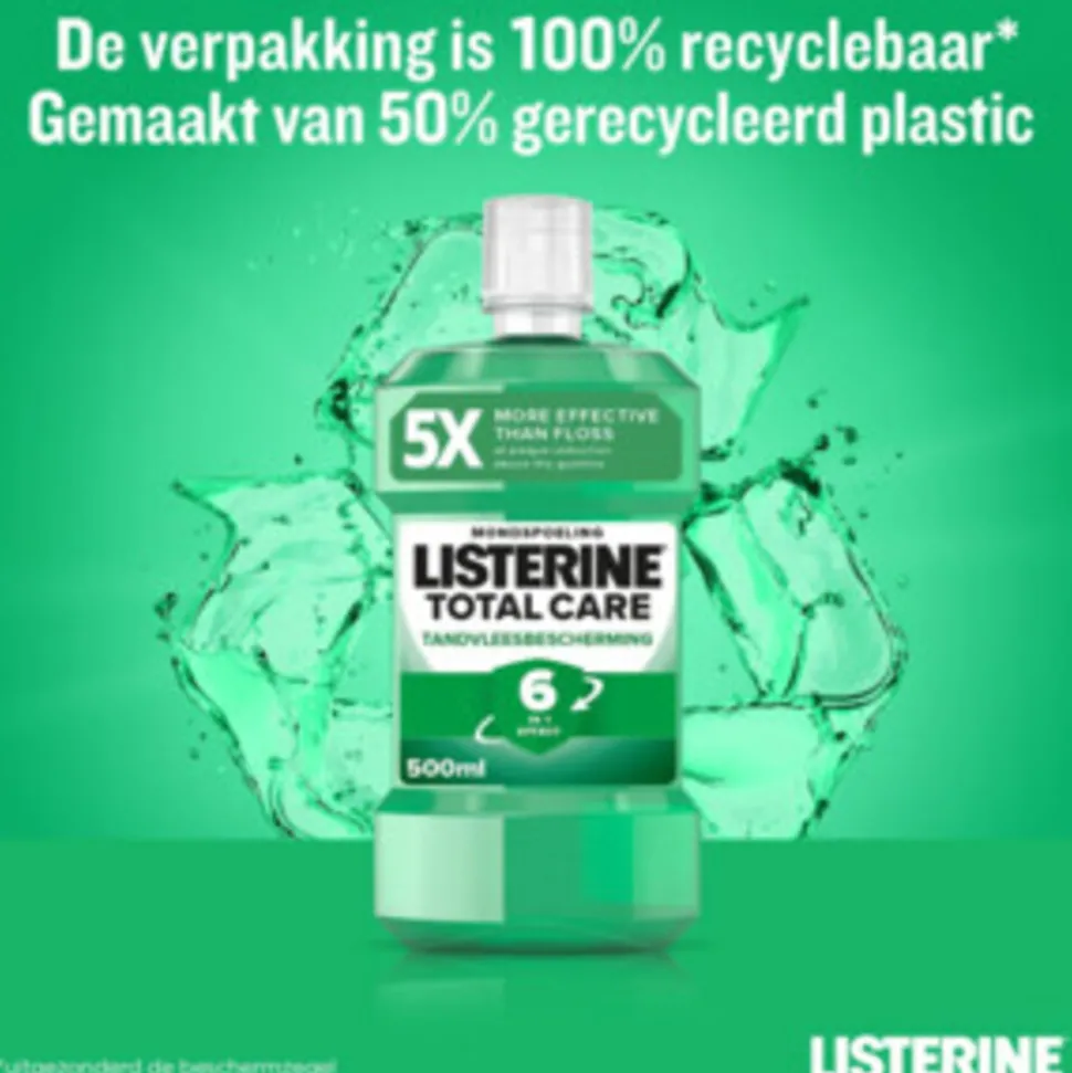 Listerine Mondwater Total Care Tandvleesbescherming 500 ml