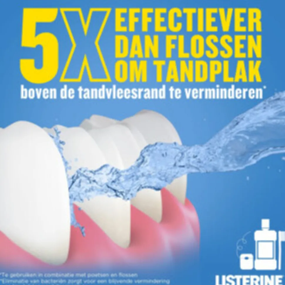 Listerine Total Care Bescherming Tegen Tandsteen 500 ml