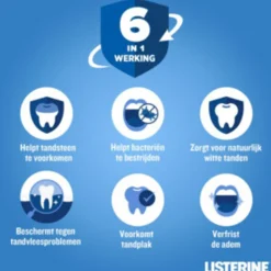 Listerine Total Care Bescherming Tegen Tandsteen 500 ml