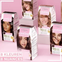 L'Oréal Casting Natural Gloss Semi-Permanente Haarkleuring 623 Nougat Donkerblond