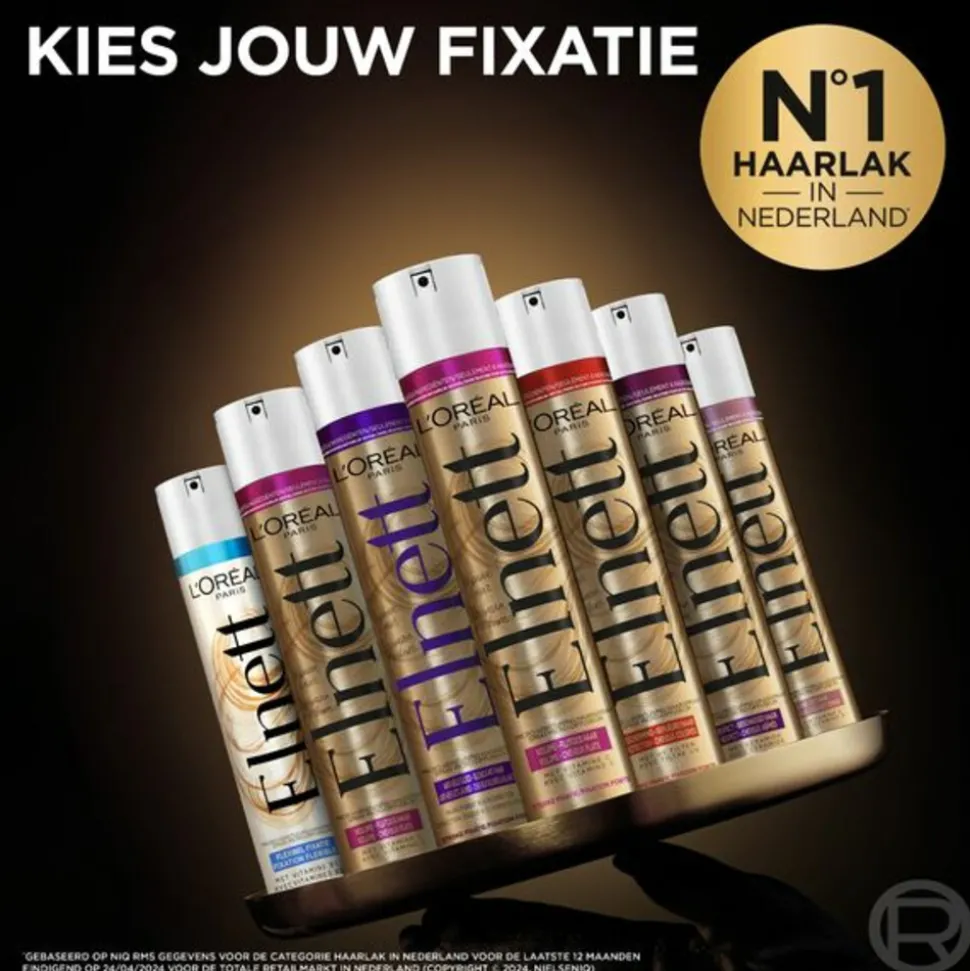 L'Oréal Elnett Satin Haarspray Volume Extra Sterk 200 ml