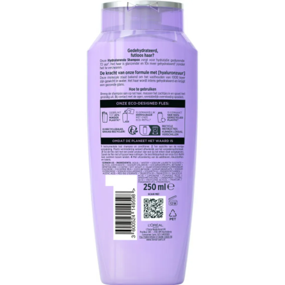 L'Oréal Elvive Hydra Hyaluronic Shampoo 250 ml