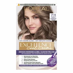 L'Oréal Excellence Cool Crème Permanente Crèmekleuring 7.11 - Ultra As Middenblond