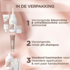 L'Oréal Excellence Crème Universal Nudes Permanente Haarkleuring 6U Universeel Donkerblond