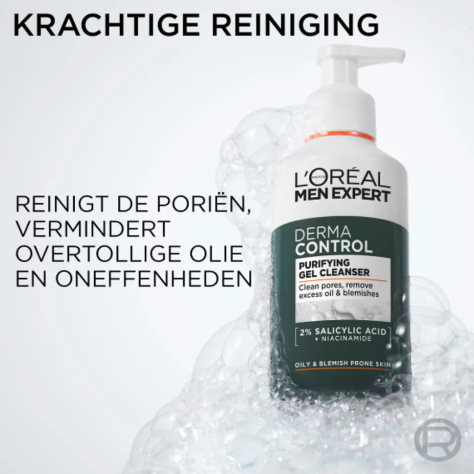 L'Oréal Men Expert Derma Control Reinigingsgel 260 ml