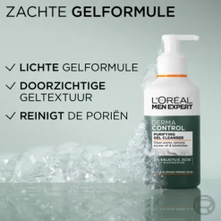 L'Oréal Men Expert Derma Control Reinigingsgel 260 ml