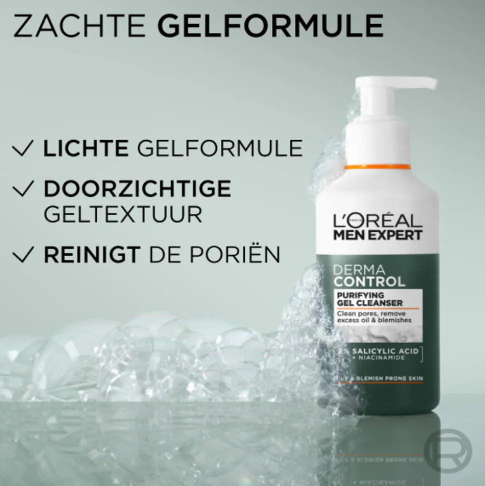 L'Oréal Men Expert Derma Control Reinigingsgel 260 ml