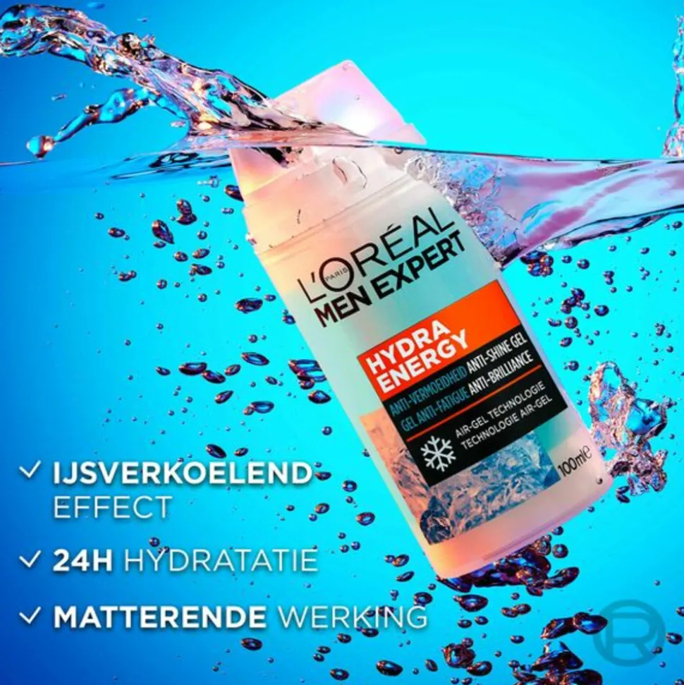 L'Oréal Men Expert Hydra Energetic Hydraterende Gel Dagcrème 100 ml