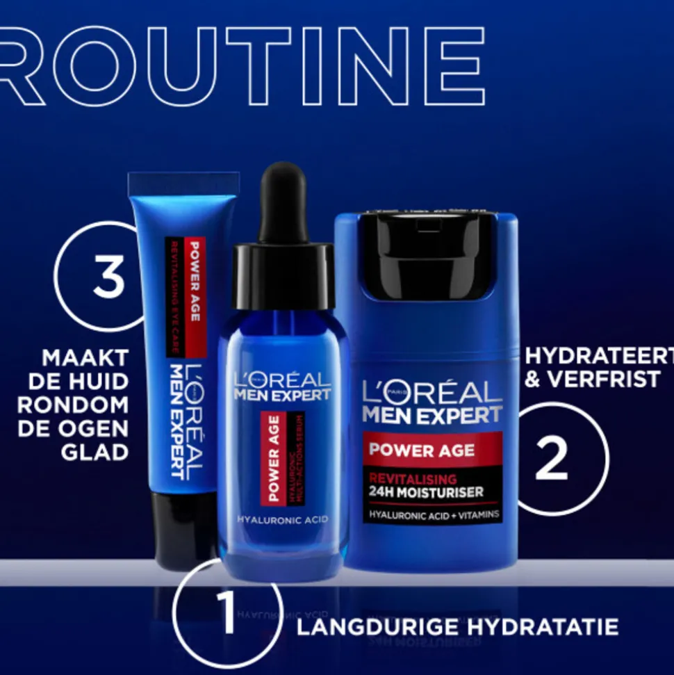 L'Oréal Men Expert Power Age Revitaliserende 24H Gezichtscrème 50 ml