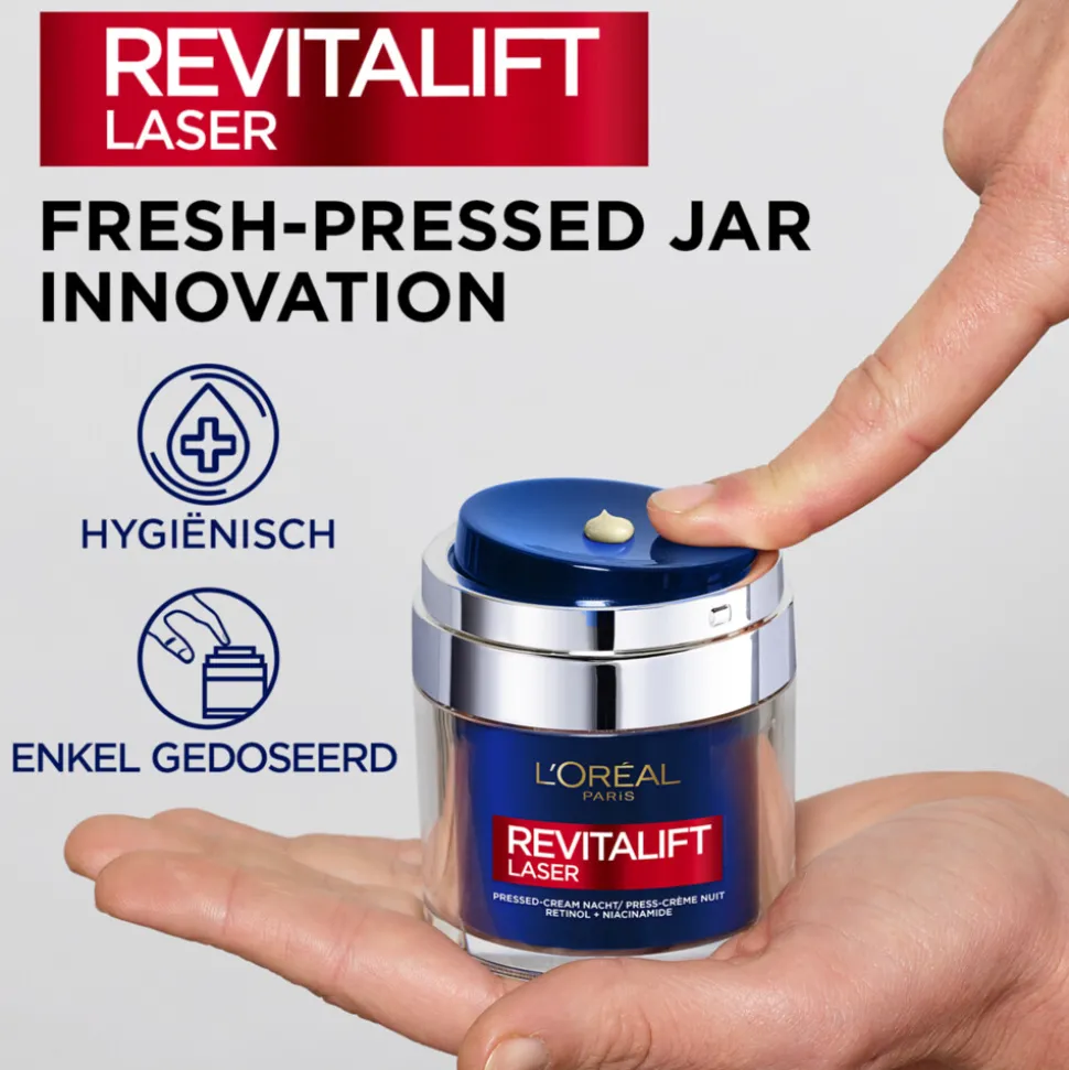 L'Oréal Revitalift Laser Pressed-Cream Nachtcrème 50 ml