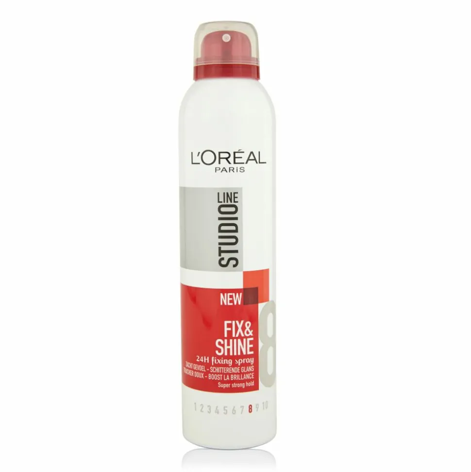 L'Oréal Studio Line Fix & Shine 24H Fxing Spray Super Strong 250 ml