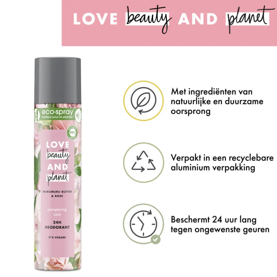 Love Beauty and Planet Deo Eco-Spray Pampering 75 ml