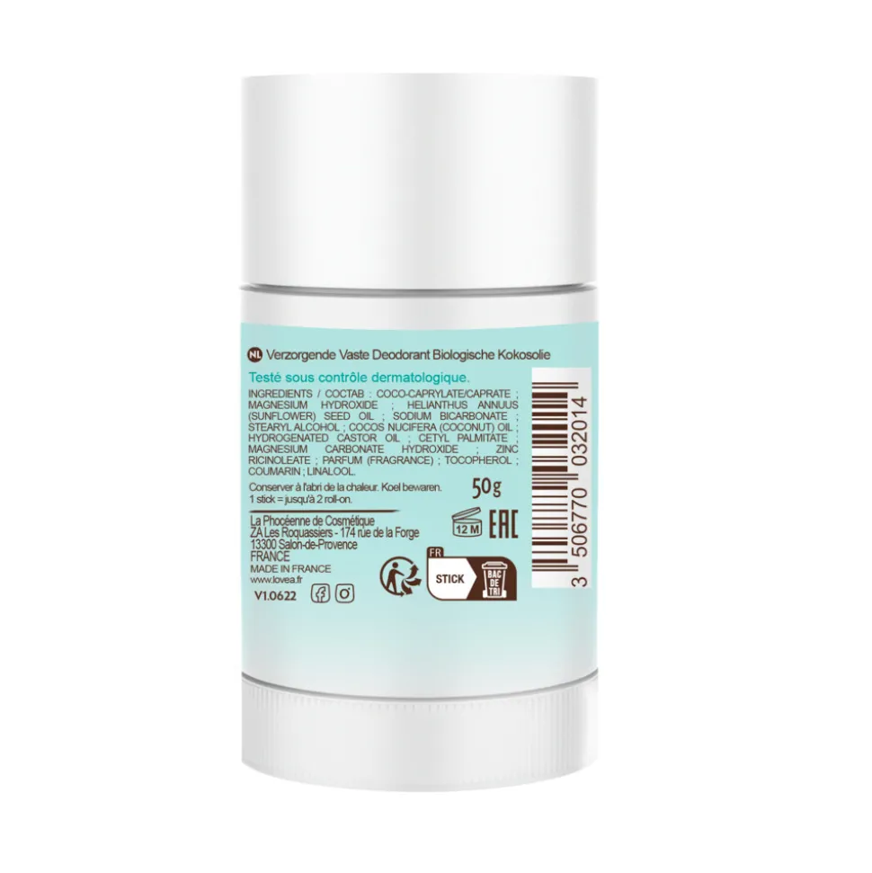 Lovea Solid Deodorant Organic Coconut Oil 50 gr