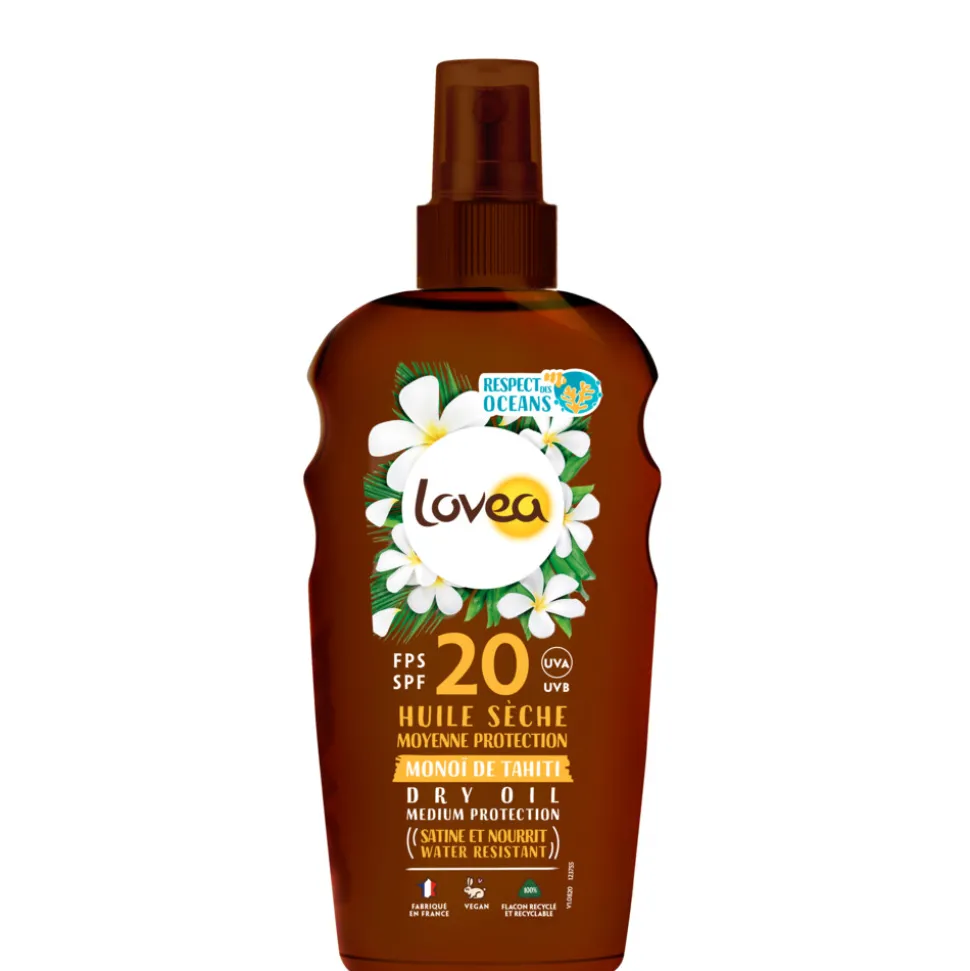 Lovea Sun Dry Oil Spray Zonnebrand SPF 20 150 ml