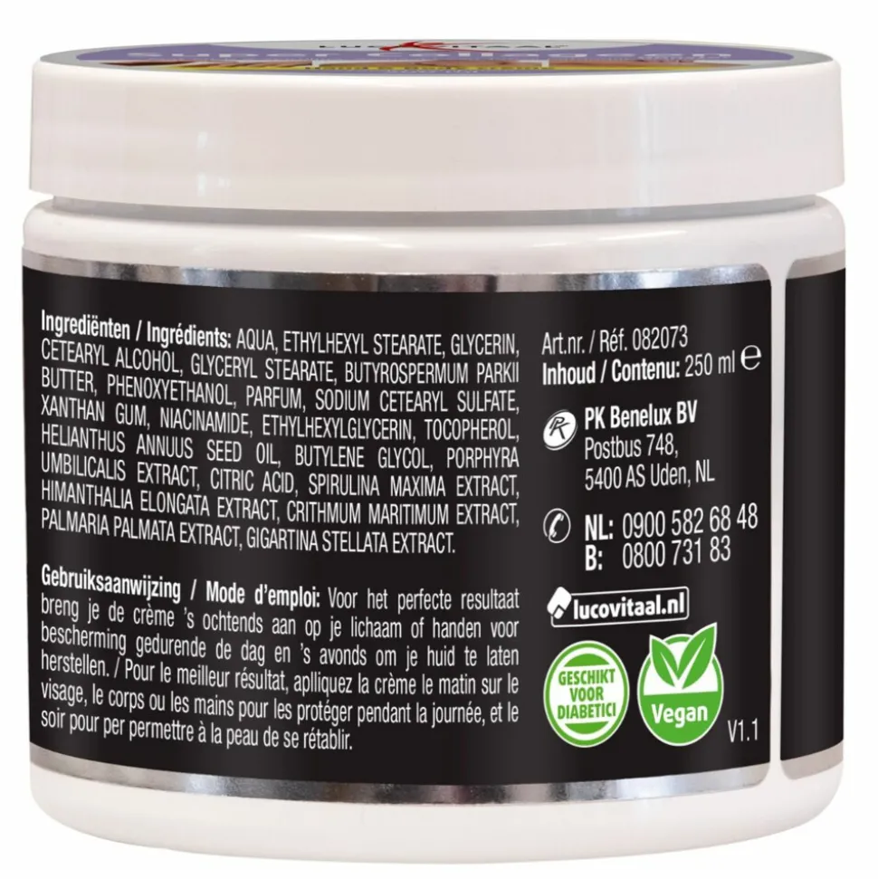 Lucovitaal Hand en Body Crème Collageen 250 ml