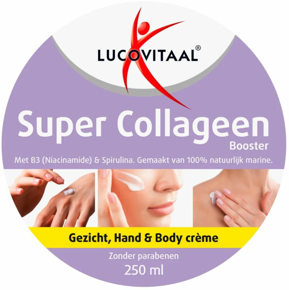 Lucovitaal Hand en Body Crème Collageen 250 ml