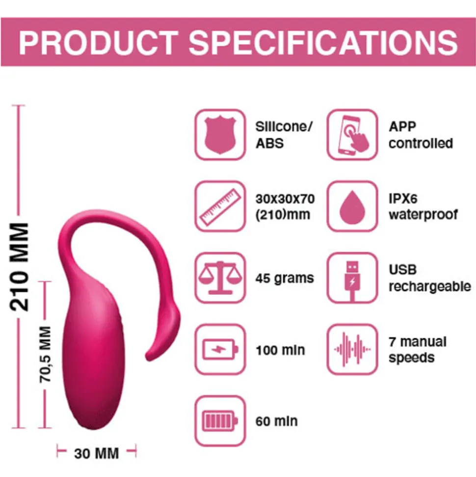 Magic Motion Flamingo Vibrerende Bullet App Bedienbare App Bedienbare