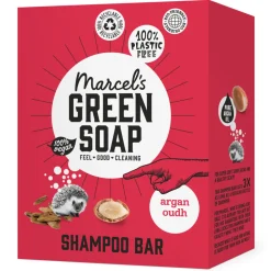 Marcel's Green Soap Shampoobar Argan & Oudh 90 gr