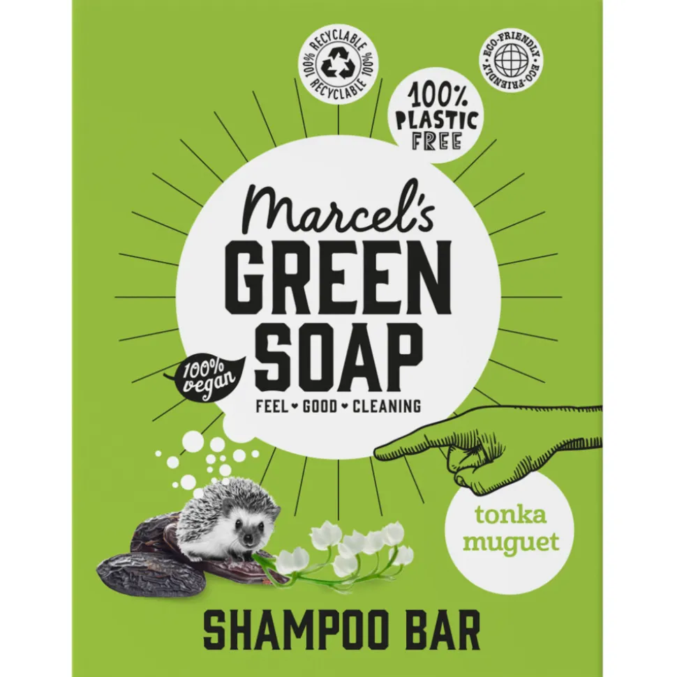 Marcel's Green Soap Shampoobar Tonka & Muguet 90 gr