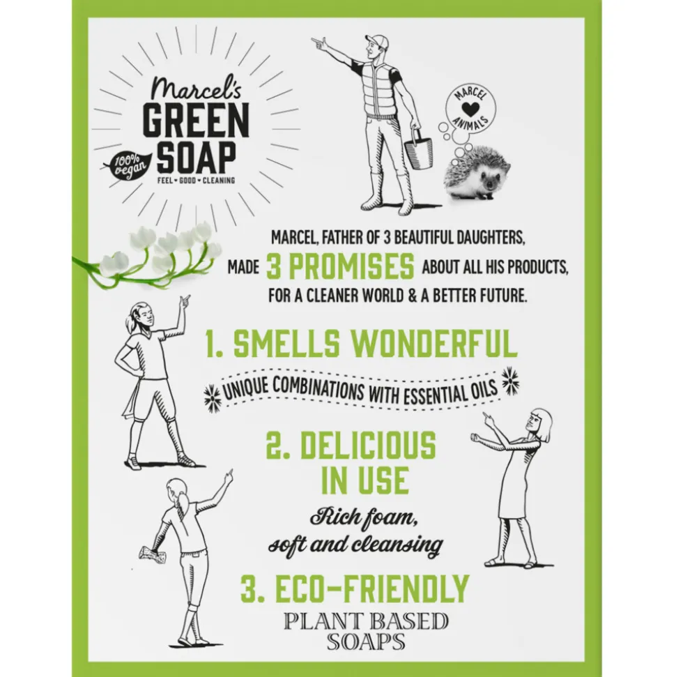 Marcel's Green Soap Shampoobar Tonka & Muguet 90 gr