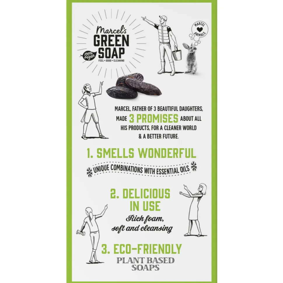 Marcel's Green Soap Showerbar Tonka & Muguet 150 gr