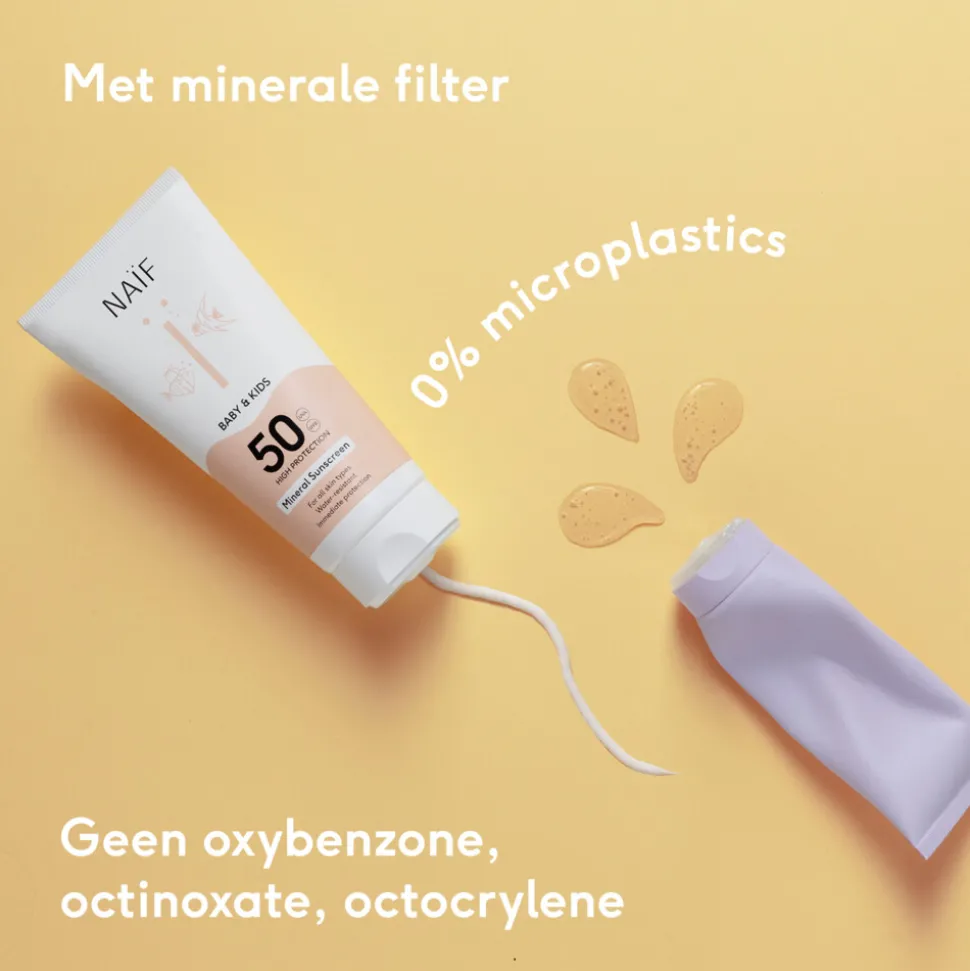 Naif Baby & Kids Minerale Zonnebrandcréme SPF 50 175 ml