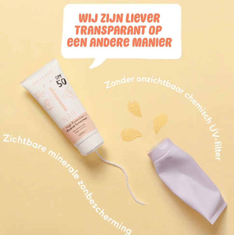 Naif Zonnebrand Spray SPF 50 100 ml