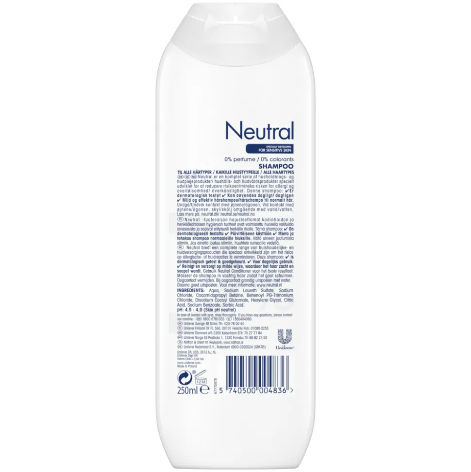 Neutral Shampoo Normaal 250 ml
