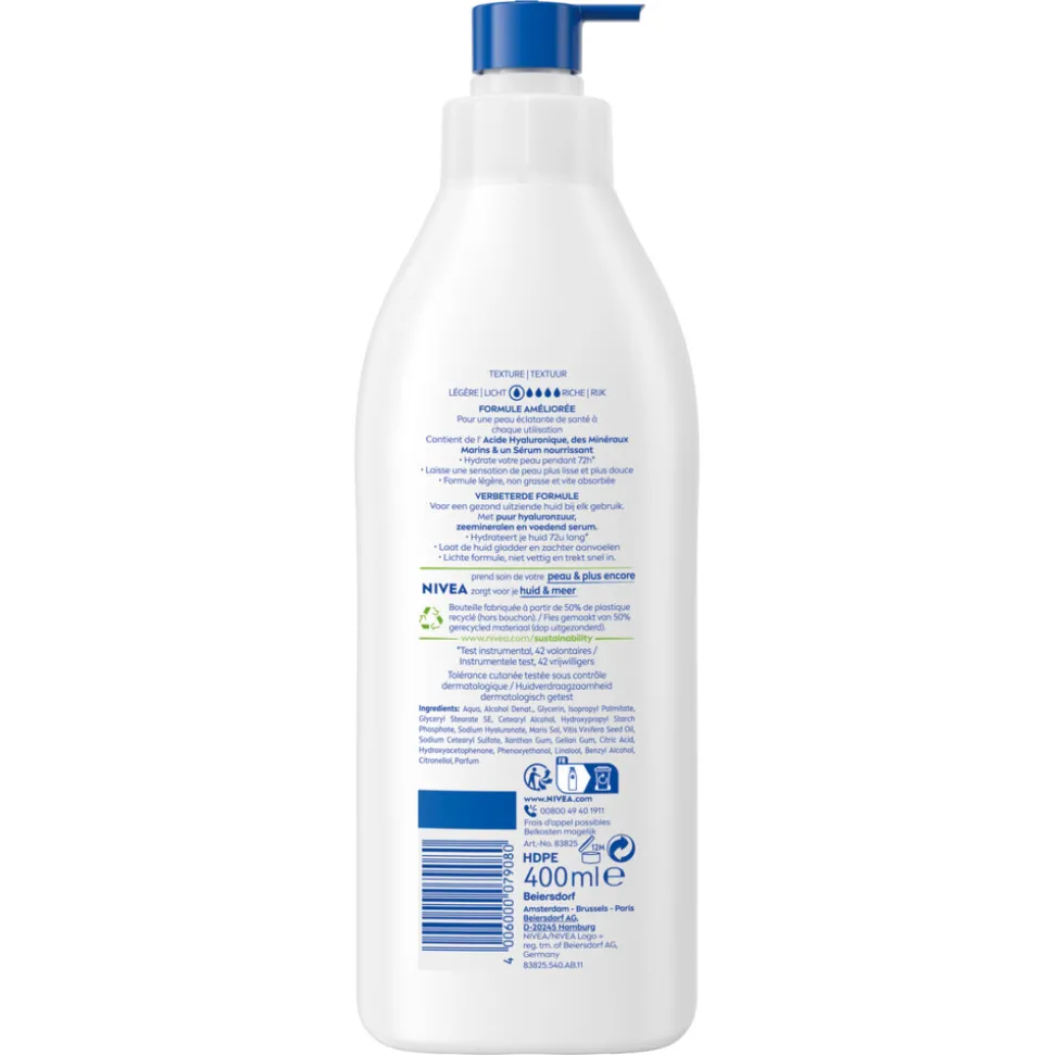 NIVEA Bodylotion met Pomp Express 400 ml