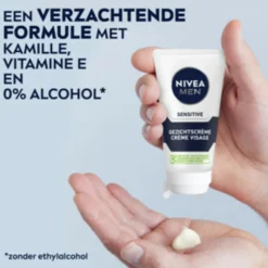 NIVEA Men Gezichtscrème Sensitive 75 ml
