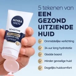 NIVEA Men Sensitive Skin & Stubble Moisturizer Gezichtsgel 50 ml