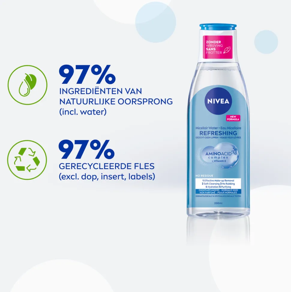 NIVEA Micellair Water Refreshing Normale Huid 200 ml