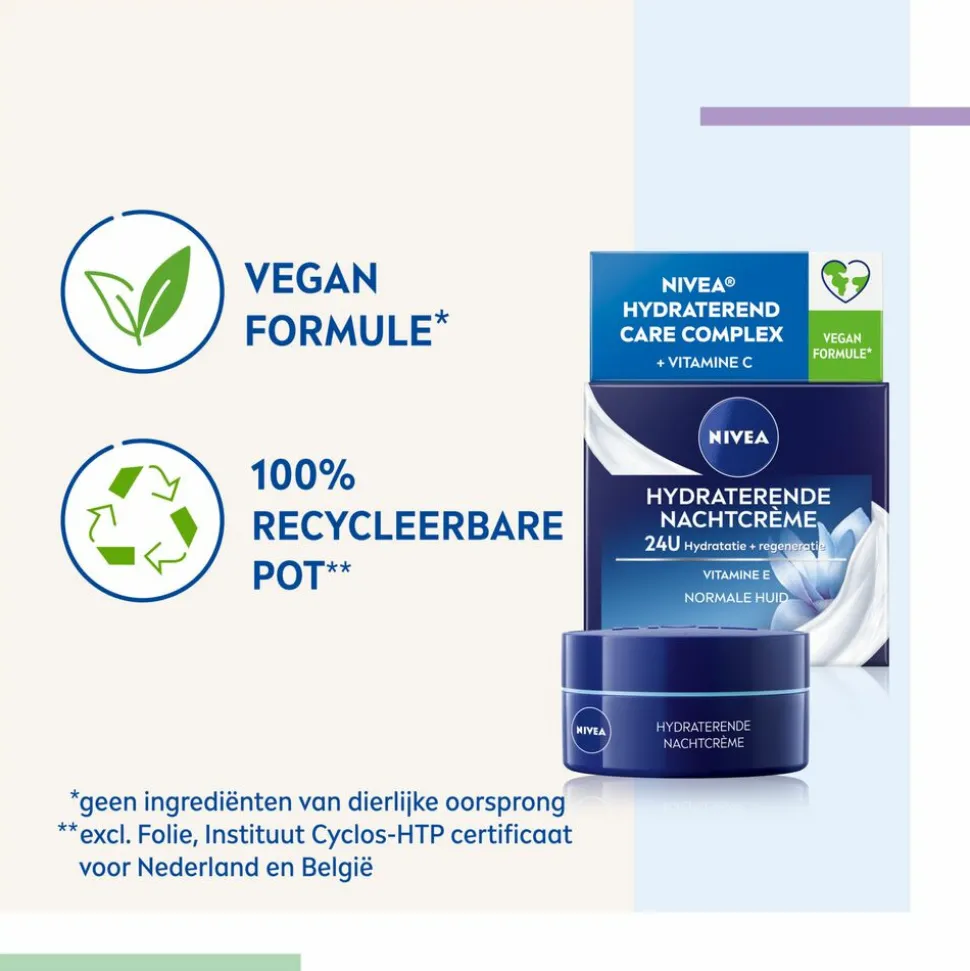 NIVEA Nachtcrème Hydraterend 50 ml