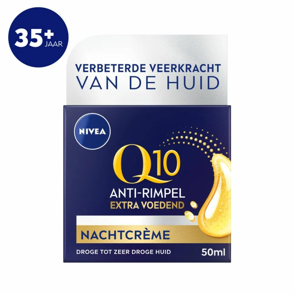NIVEA Q10 Nachtcrème Anti-Rimpel Extra Voedend 50 ml