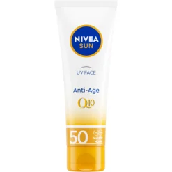 NIVEA Sun Anti-Age Q10 Zonnecrème Gezicht SPF 50 50 ml