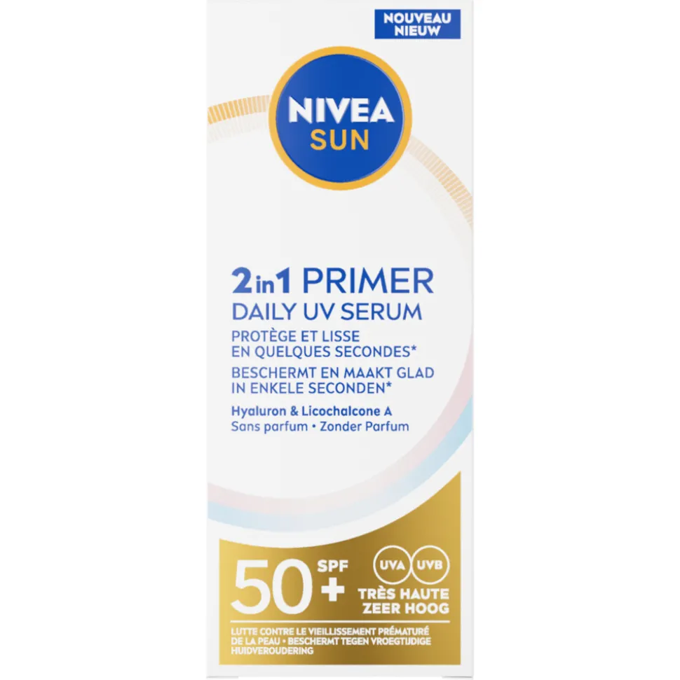 NIVEA Sun 2-in-1 Primer Gezichtsserum SPF 50+ 30 ml