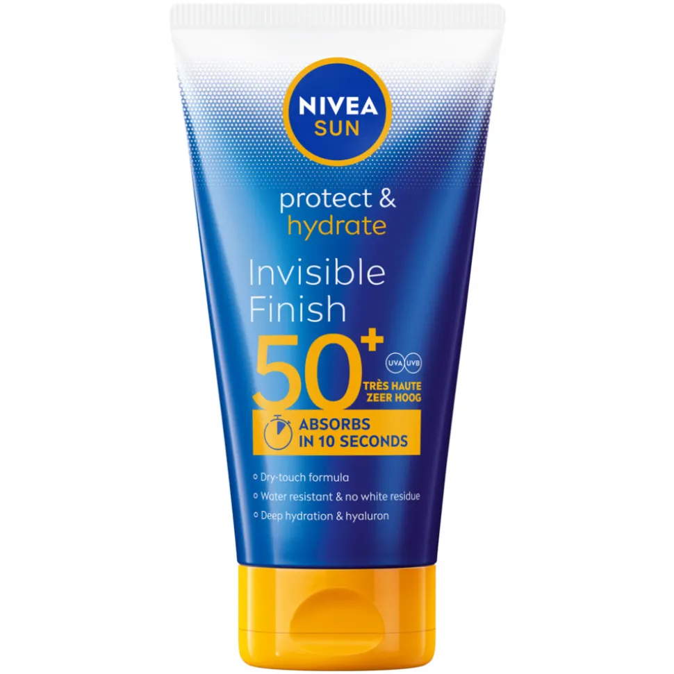 NIVEA Sun Protect & Hydrate Zonnecrème Invisible Finish SPF 50+ 150 ml